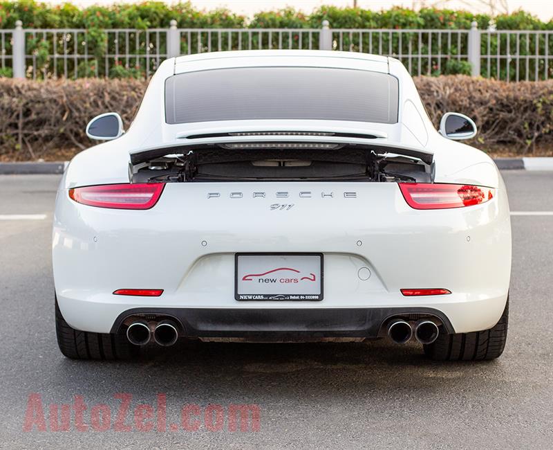 PORSCHE 911 CARRERA- 2014- WHITE- 166 804 KM- GCC