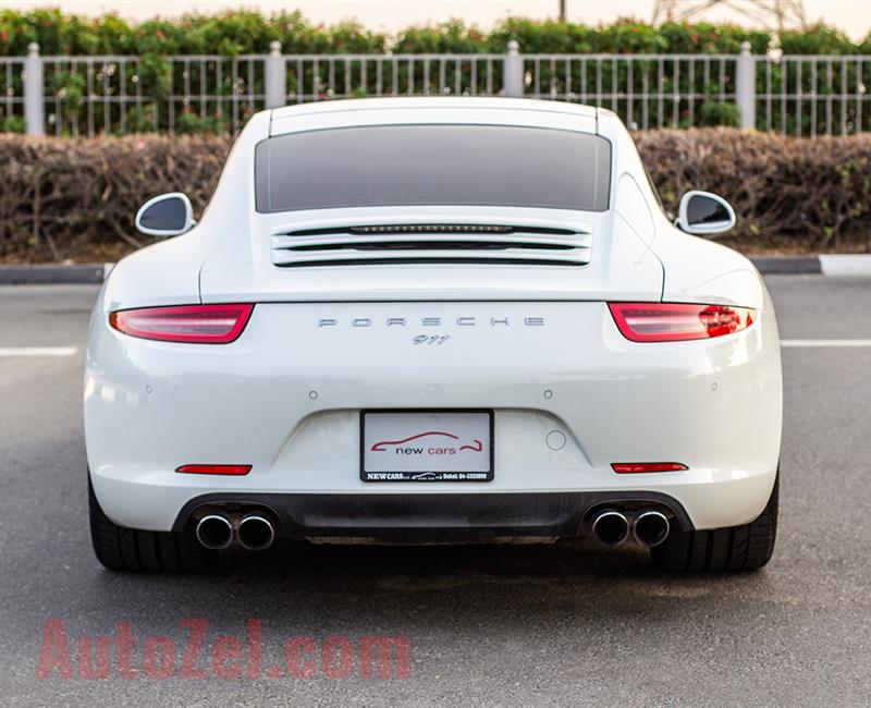 PORSCHE 911 CARRERA- 2014- WHITE- 166 804 KM- GCC