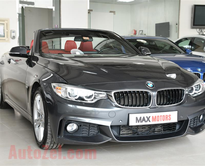 BMW 420i- 2016- GREY- 101 000 KM- GCC