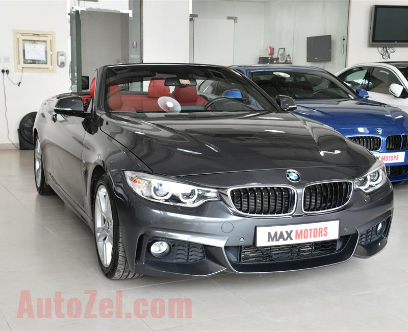 BMW 420i- 2016- GREY- 101 000 KM- GCC