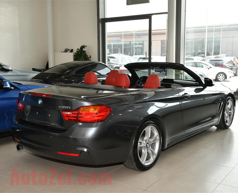 BMW 420i- 2016- GREY- 101 000 KM- GCC