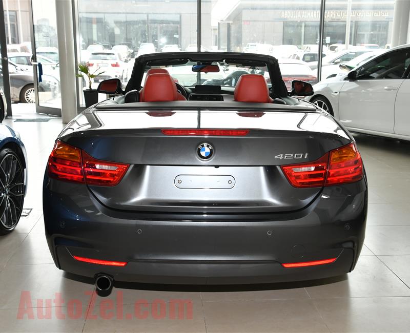 BMW 420i- 2016- GREY- 101 000 KM- GCC