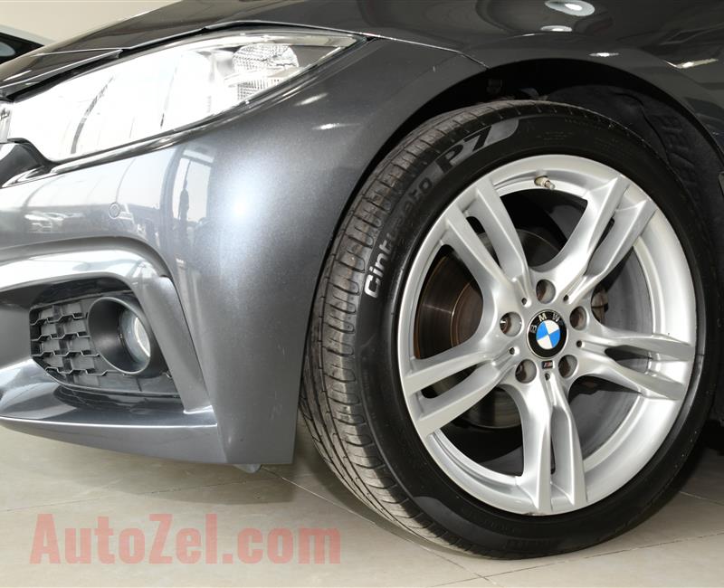 BMW 420i- 2016- GREY- 101 000 KM- GCC