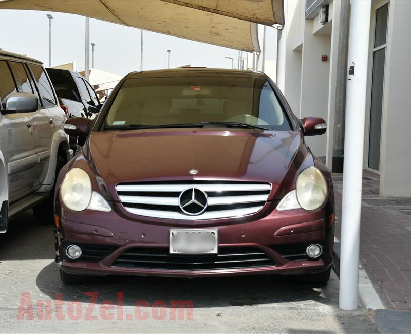 MERCEDES-BENZ R350- 2008- MAROON- 86 000 MILES- AMERICAN SPECS