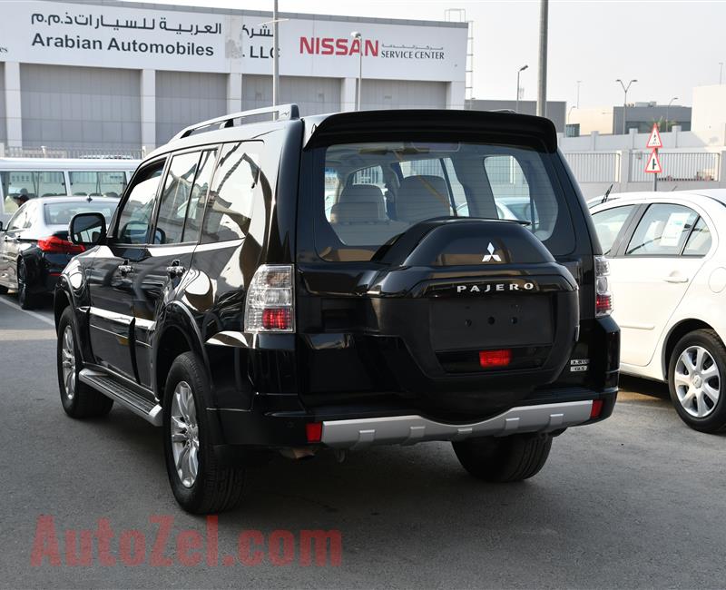 MITSUBISHI PAJERO 3.8- 2016- BLACK- 155 000 KM- GCC, FULL OPTION