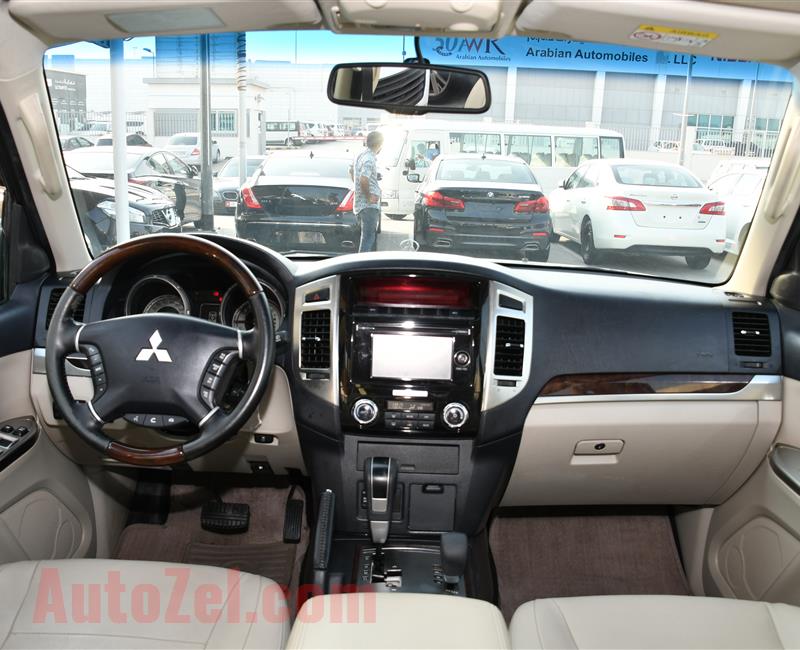 MITSUBISHI PAJERO 3.8- 2016- BLACK- 155 000 KM- GCC, FULL OPTION