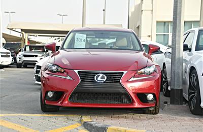 LEXUS IS250 MODEL 2014 - RED - 47,000 MILEAGE - V4 - CAR...