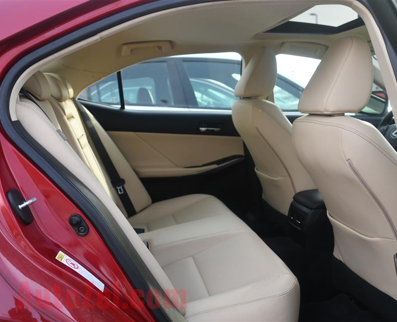 LEXUS IS250 MODEL 2014 - RED - 47,000 MILEAGE - V4 - CAR SPECS IS AMERICAN 