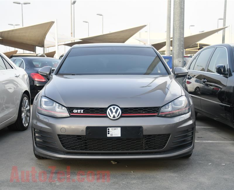 VOLKSWAGEN GTI MODEL 2016 - GREY - 160,000 KM - V4 - GCC 