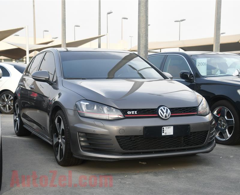 VOLKSWAGEN GTI MODEL 2016 - GREY - 160,000 KM - V4 - GCC 