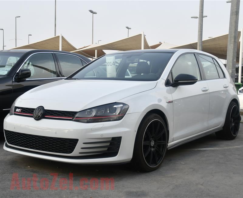 VOLKSWAGEN GTI MODEL 2014 - WHITE - 140, 000 KM - V4 - GCC  