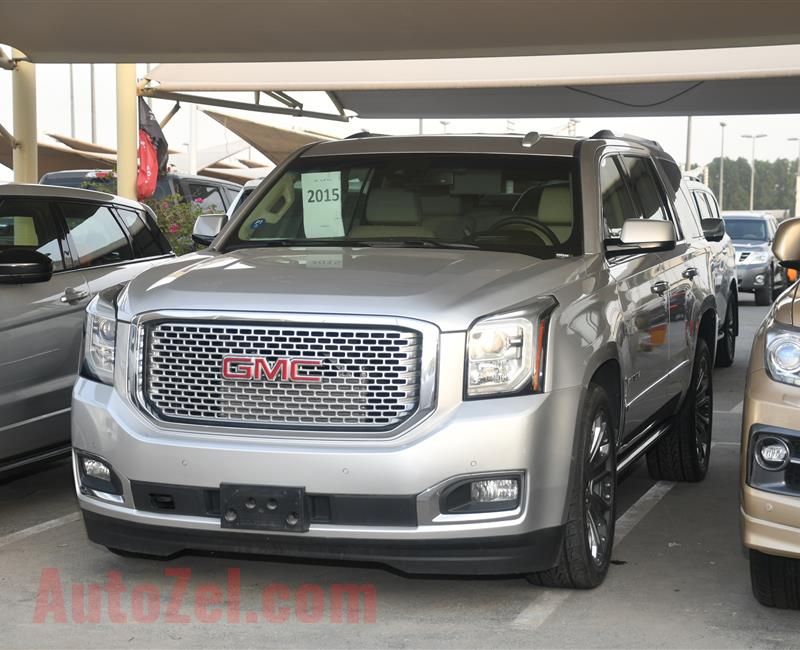 GMC SIERRA  DENALI MODEL 2015 - SILVER - 120,000 KM - V8 - GCC 