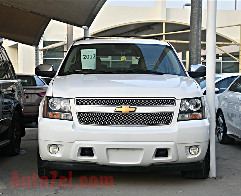 CHEVROLET TAHOE MODEL 2012 - WHITE - 150,000 KM - V8 - GCC