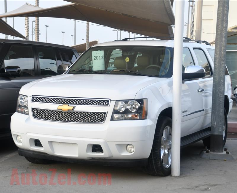 CHEVROLET TAHOE MODEL 2012 - WHITE - 150,000 KM - V8 - GCC