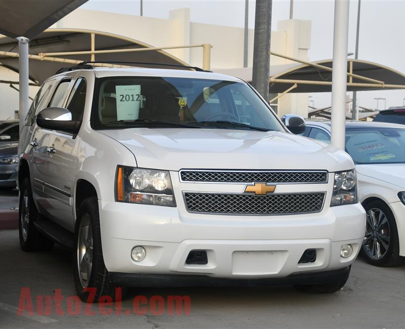 CHEVROLET TAHOE MODEL 2012 - WHITE - 150,000 KM - V8 - GCC