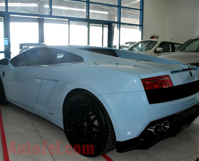 LAMBORGHINI- 2010- SKYBLUE- 54 000 KM- GCC SPECS- MANUAL TRANSMISSION