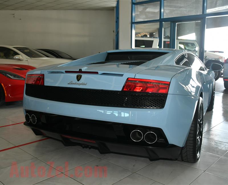 LAMBORGHINI- 2010- SKYBLUE- 54 000 KM- GCC SPECS- MANUAL TRANSMISSION