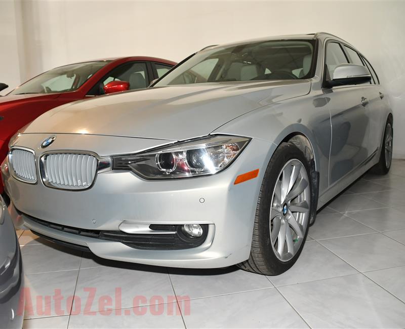 BMW 328- 2014- GRAY- 51 000 KM- GCC SPECS