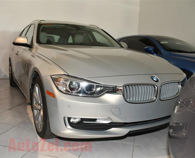 BMW 328- 2014- GRAY- 51 000 KM- GCC SPECS