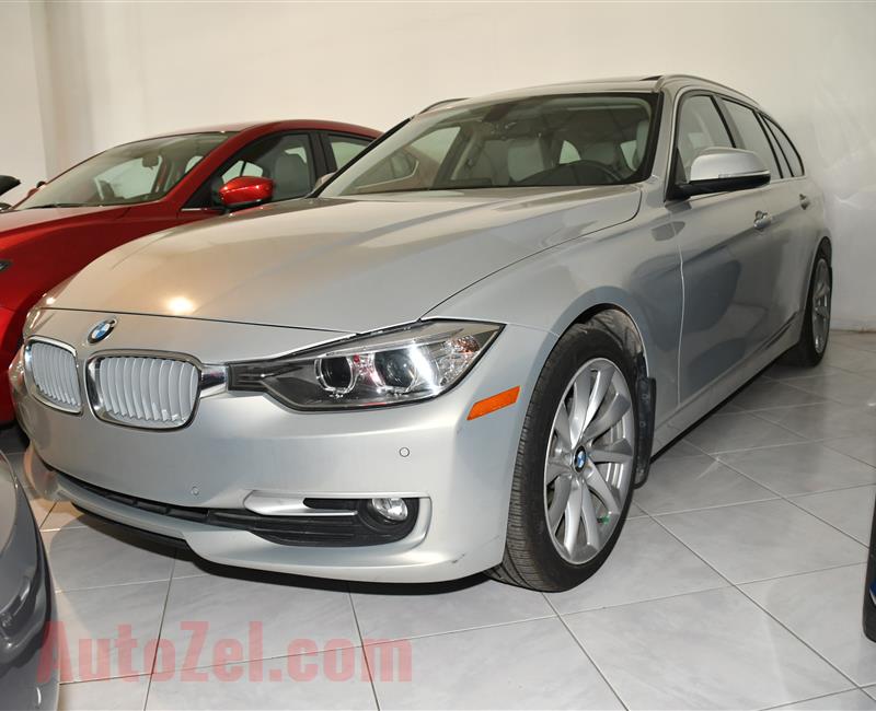 BMW 328- 2014- GRAY- 51 000 KM- GCC SPECS