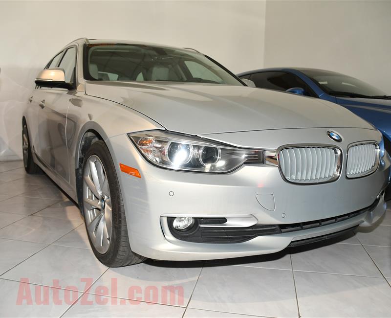 BMW 328- 2014- GRAY- 51 000 KM- GCC SPECS