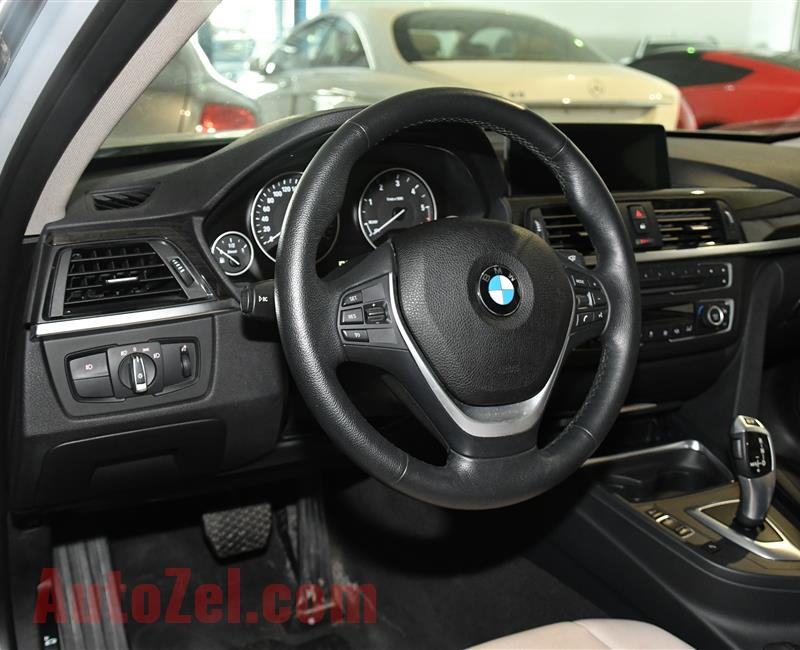 BMW 328- 2014- GRAY- 51 000 KM- GCC SPECS
