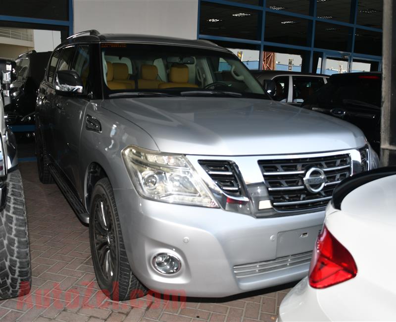 NISSAN PATROL SE PLATINUM- 2015- SILVER- 90 000 KM- GCC SPECS