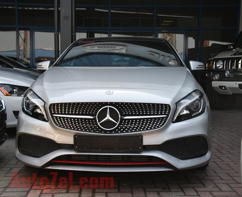 MERCEDES-BENZ A250- 2017- SILVER- 23 000 KM- GCC SPECS