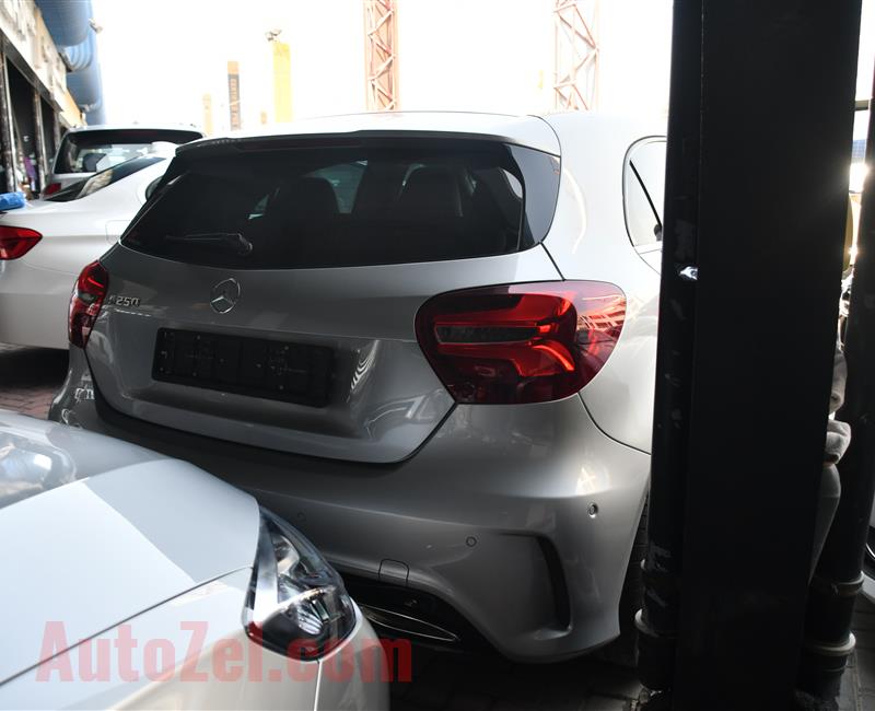 MERCEDES-BENZ A250- 2017- SILVER- 23 000 KM- GCC SPECS