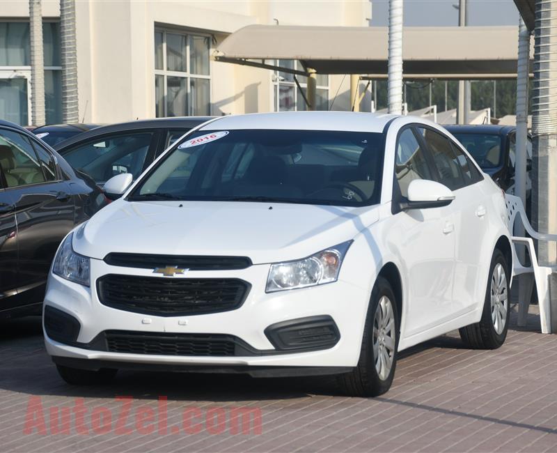 CHEVROLET CRUZE LS- 2016- WHITE- 66 000 KM- OPTION 3