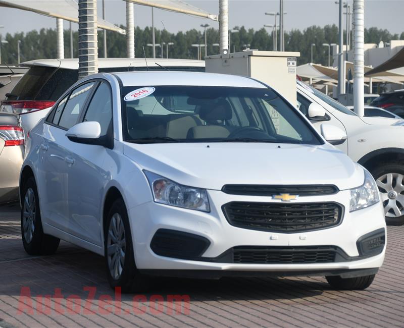 CHEVROLET CRUZE LS- 2016- WHITE- 66 000 KM- OPTION 3