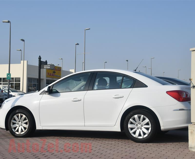 CHEVROLET CRUZE LS- 2016- WHITE- 66 000 KM- OPTION 3