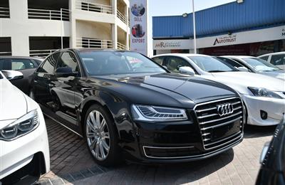 AUDI A8- 2015- BLACK- 60 000 KM- GCC SPECS