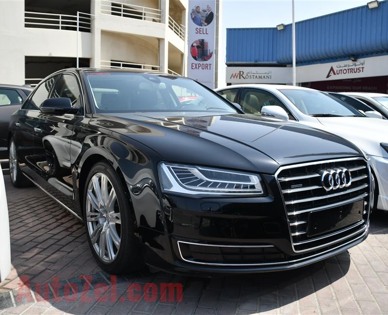 AUDI A8- 2015- BLACK- 60 000 KM- GCC SPECS