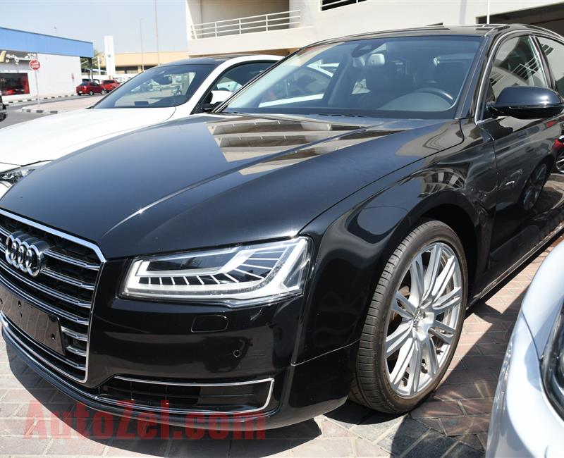 AUDI A8- 2015- BLACK- 60 000 KM- GCC SPECS