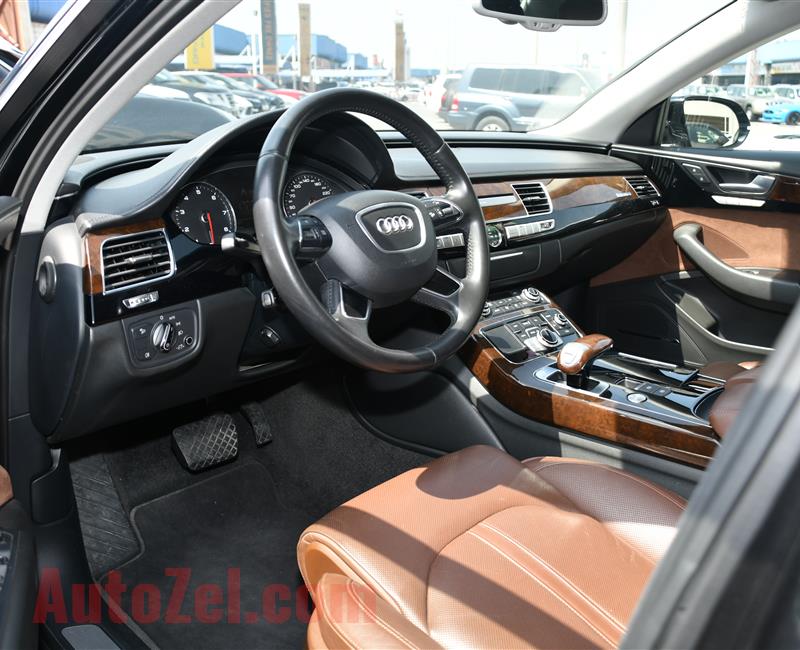 AUDI A8- 2015- BLACK- 60 000 KM- GCC SPECS