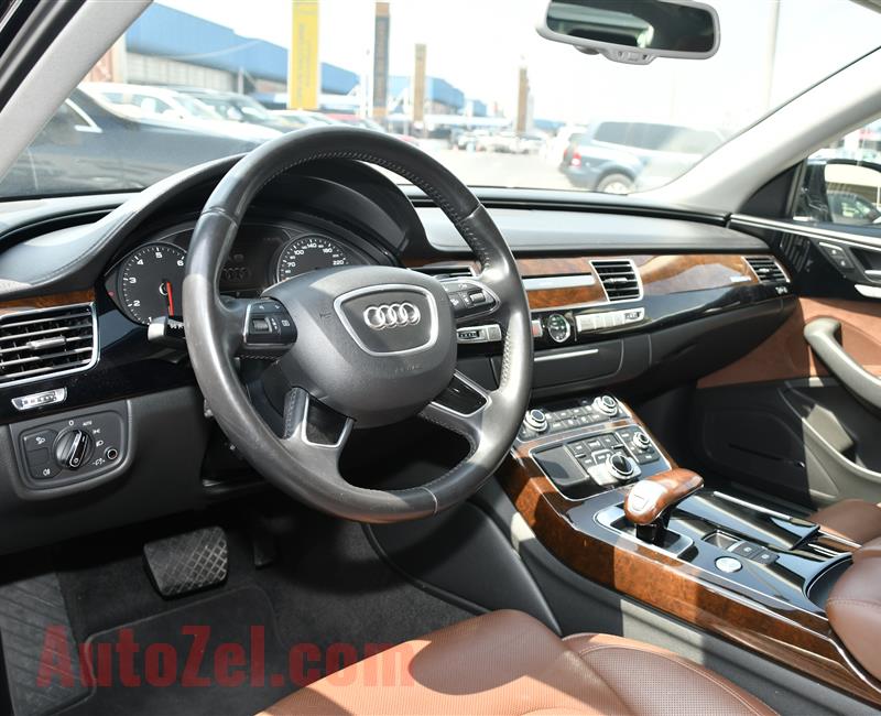 AUDI A8- 2015- BLACK- 60 000 KM- GCC SPECS