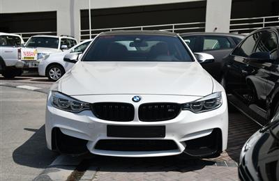 BMW M4- 2016- WHITE- 17 000 KM- GCC SPECS