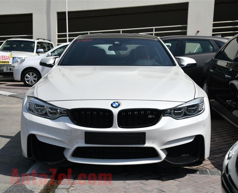 BMW M4- 2016- WHITE- 17 000 KM- GCC SPECS