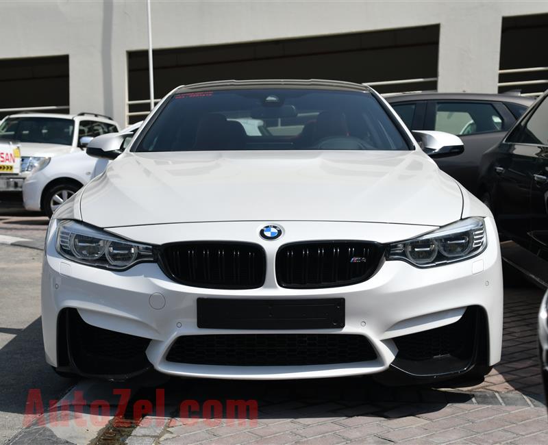 BMW M4- 2016- WHITE- 17 000 KM- GCC SPECS