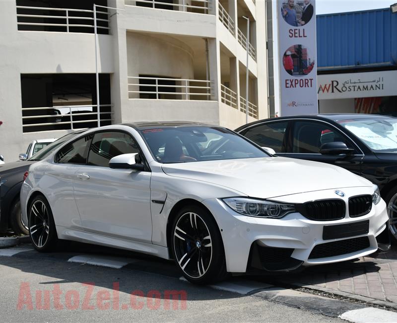 BMW M4- 2016- WHITE- 17 000 KM- GCC SPECS