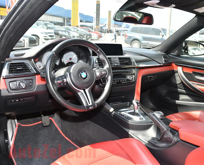 BMW M4- 2016- WHITE- 17 000 KM- GCC SPECS