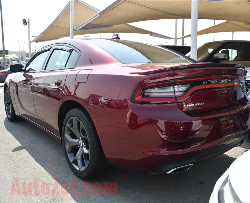 DODGE CHARGER RT- 2017- BURGUNDY- 26 000 KM- AMERICAN SPECS