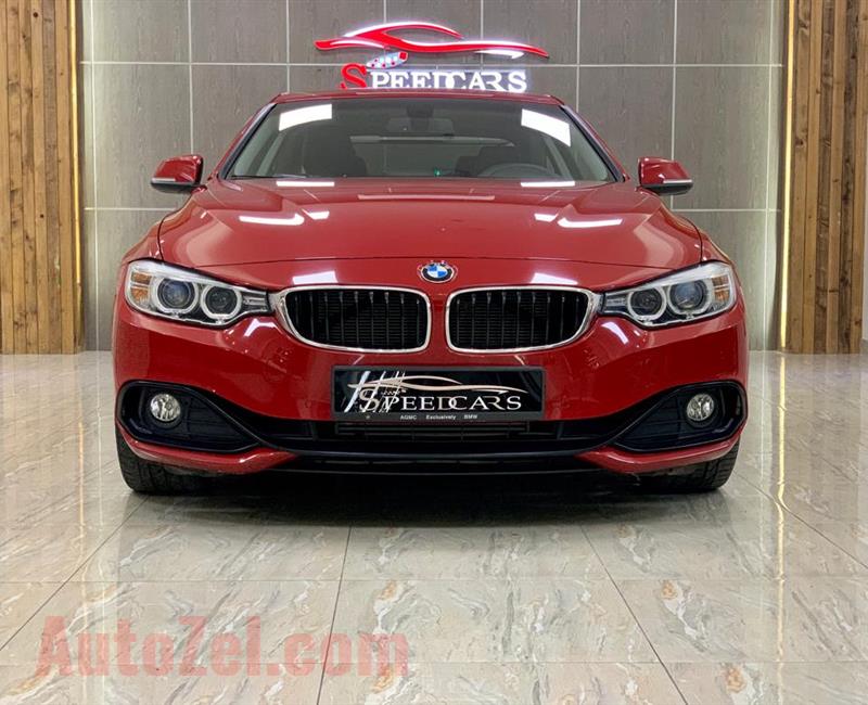 BMW 428i- 2017- RED- 79 000 KM- GCC