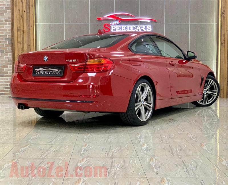 BMW 428i- 2017- RED- 79 000 KM- GCC