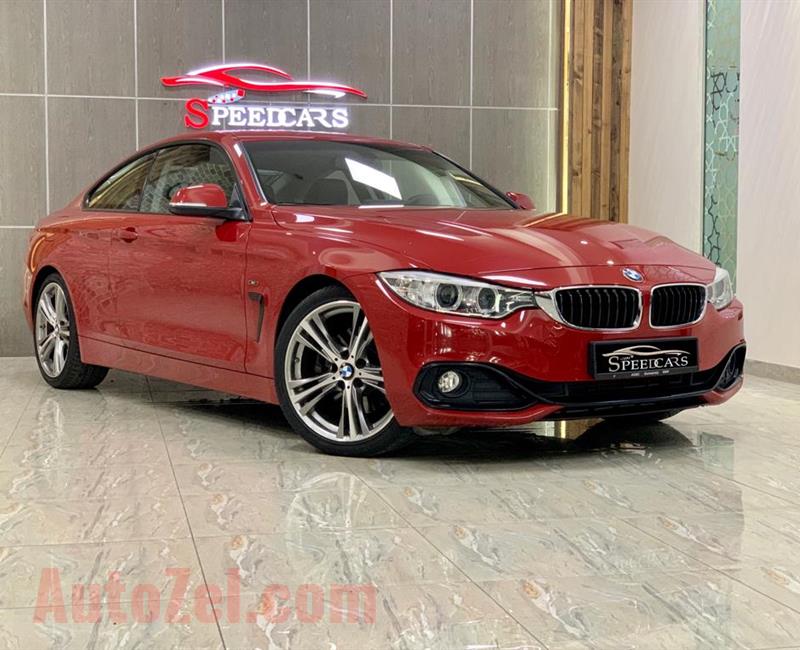 BMW 428i- 2017- RED- 79 000 KM- GCC