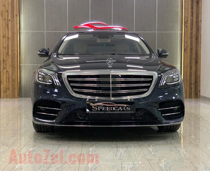 BRAND NEW MERCEDES-BENZ S560- 2018- DARKBLUE- ZERO KM- GCC