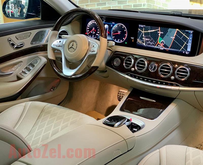 BRAND NEW MERCEDES-BENZ S560- 2018- DARKBLUE- ZERO KM- GCC