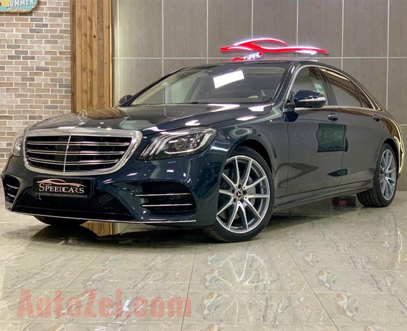 BRAND NEW MERCEDES-BENZ S560- 2018- DARKBLUE- ZERO KM- GCC