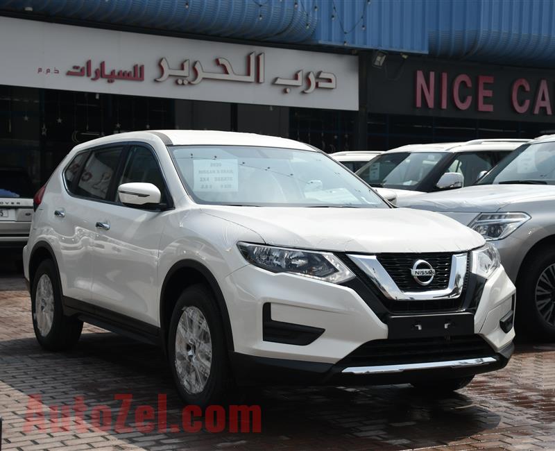 BRAND NEW NISSAN XTRAIL 2.5s 2X4- 5 SEATER- 2020- WHITE- GCC SPECS